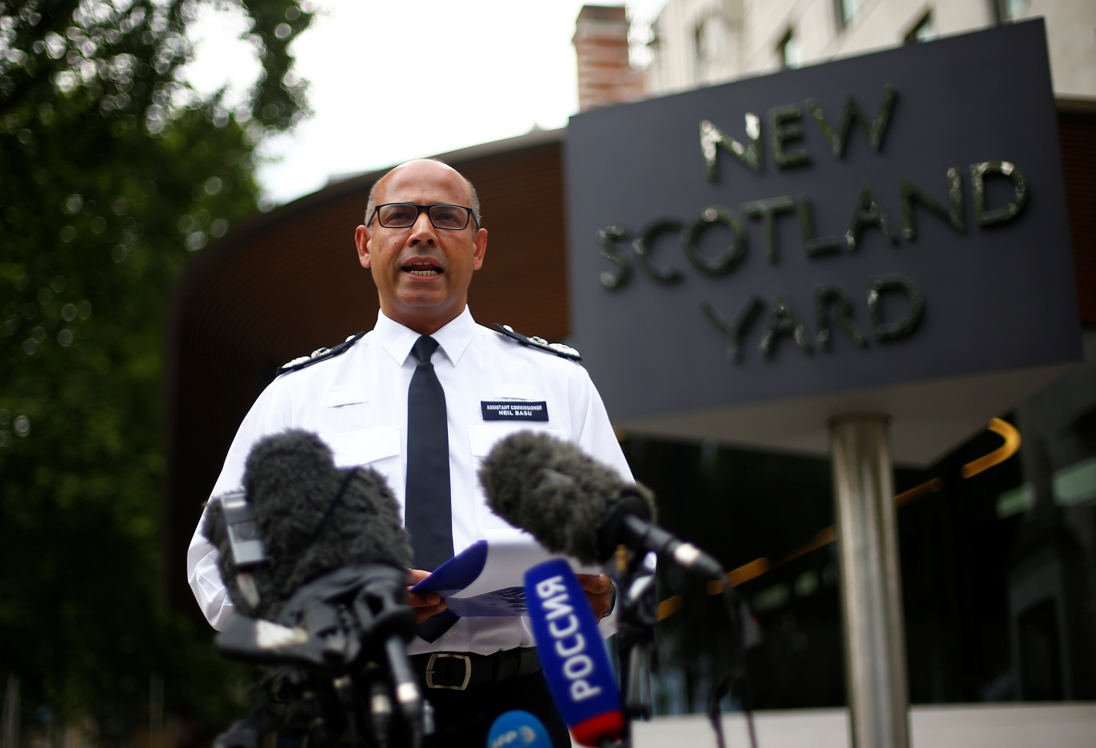 رئيس شرطة مكافحة الارهاب البريطانية نيل باسو. هنري نيكولز/رويترز