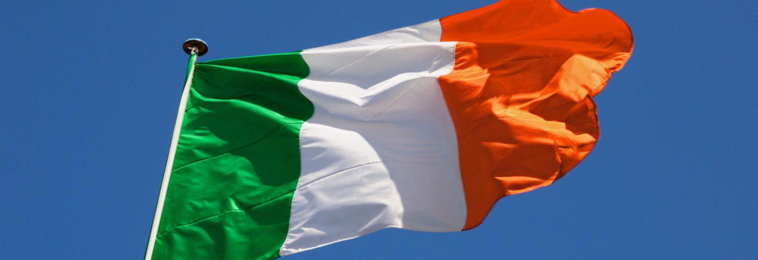 علم إيرلندا. موقع الكتروني تابع للحكومة الايرلندية
