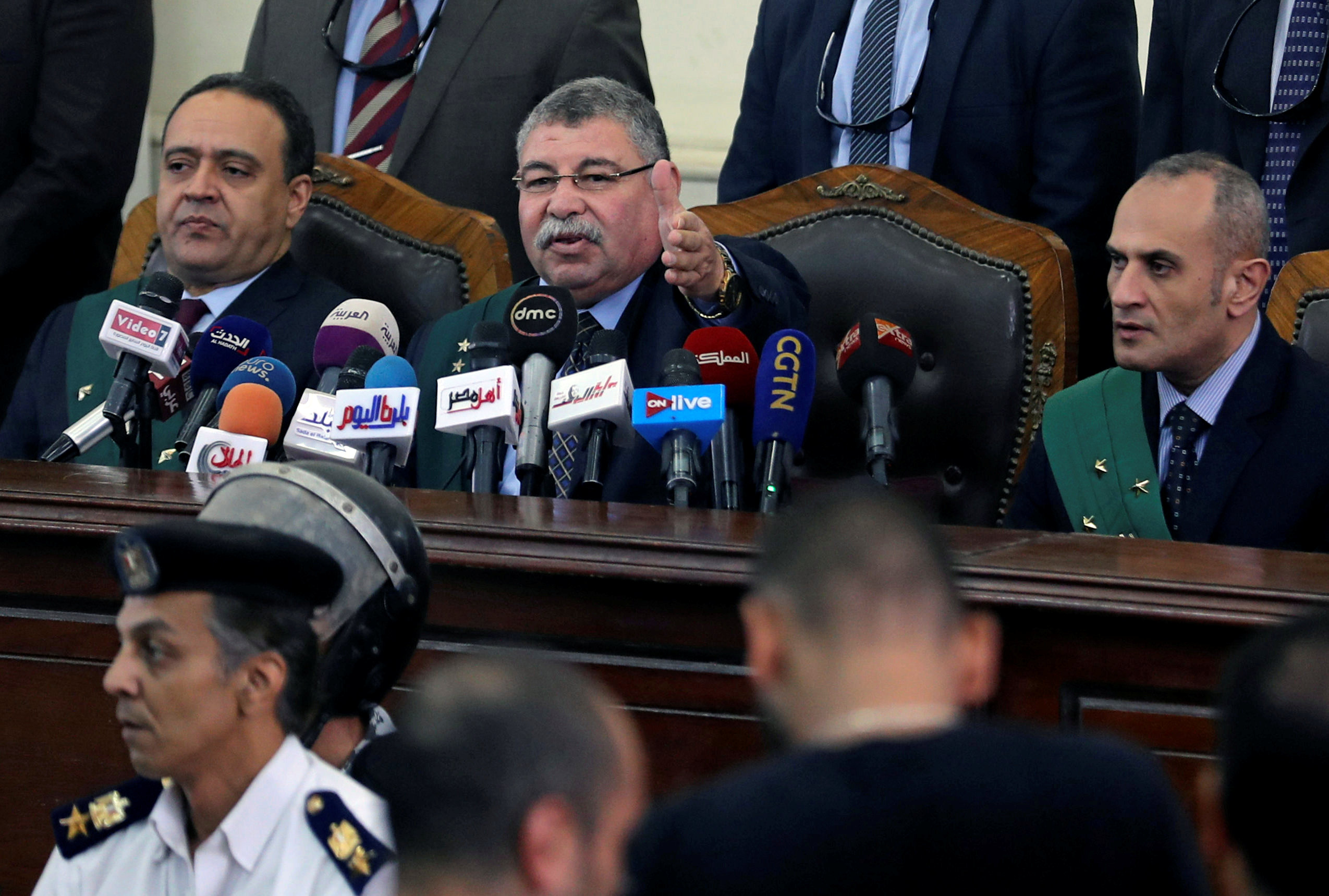 صورة أرشيفية لمحكمة مصرية. رويترز