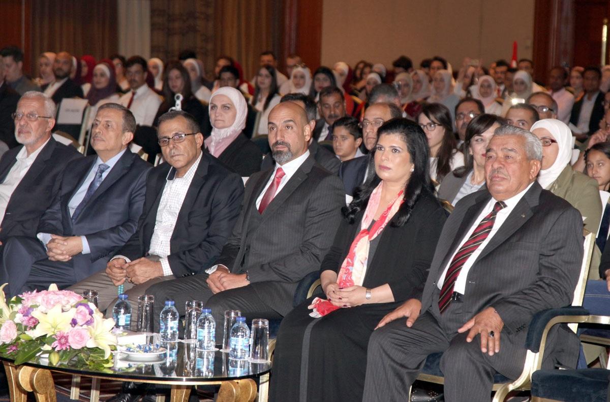سمو الأميرة سمية بنت الحسين خلال إطلاق أعمال المؤتمر الصيدلاني السابع لإقليم الشرق الأوسط. بترا