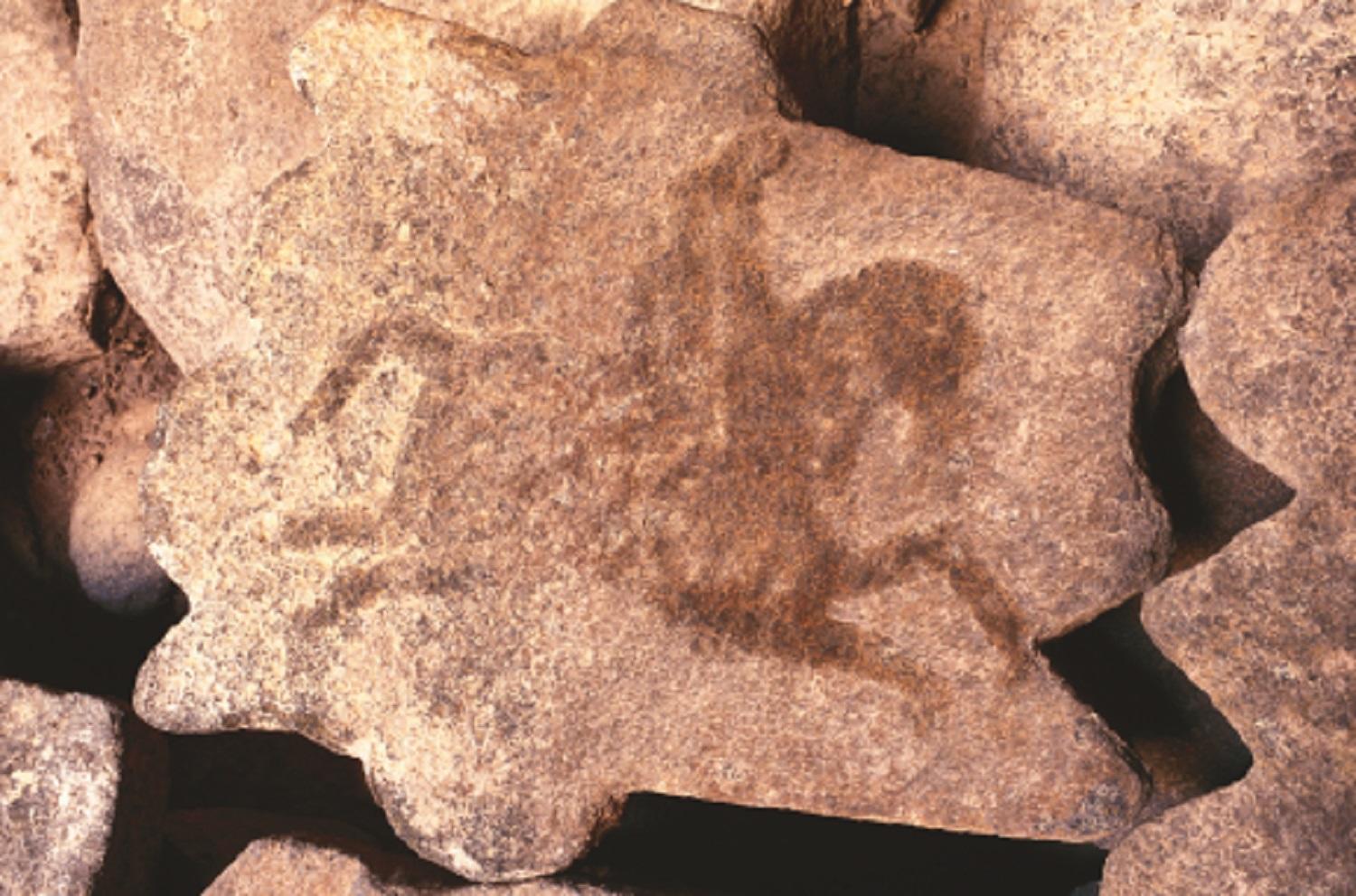 صورة أرشيفية لقطعة أثرية مكتشفة في الصحراء الأردنية. هيئة تنشيط السياحة الأردنية 