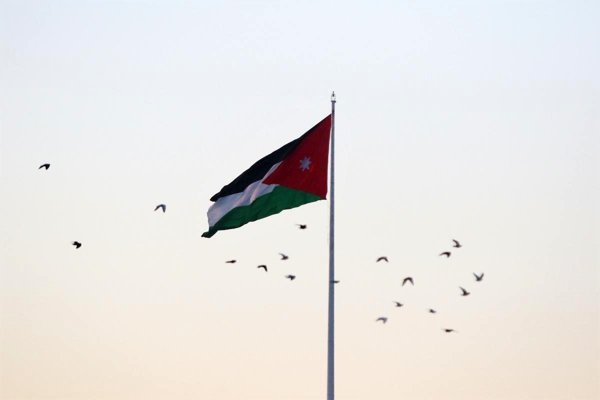 علم المملكة الأردنية الهاشمية. صلاح ملكاوي/ المملكة