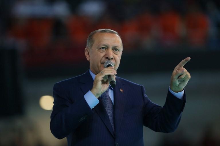 الرئيس التركي رجب طيب أردوغان. أ ف ب 