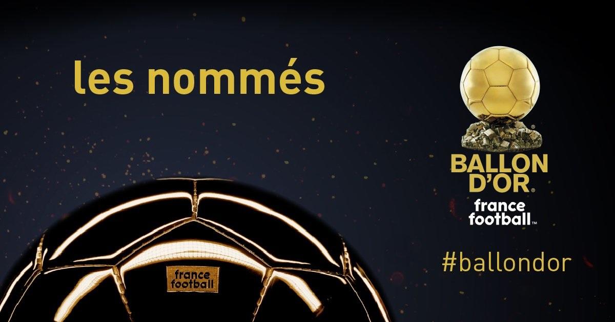 شعار جائزة الكرة الذهبية المقدمة من مجلة فرانس فوتبول أو كما تسمى (البلندور). صفحة المجلة الموثقة على منصة تويتر 