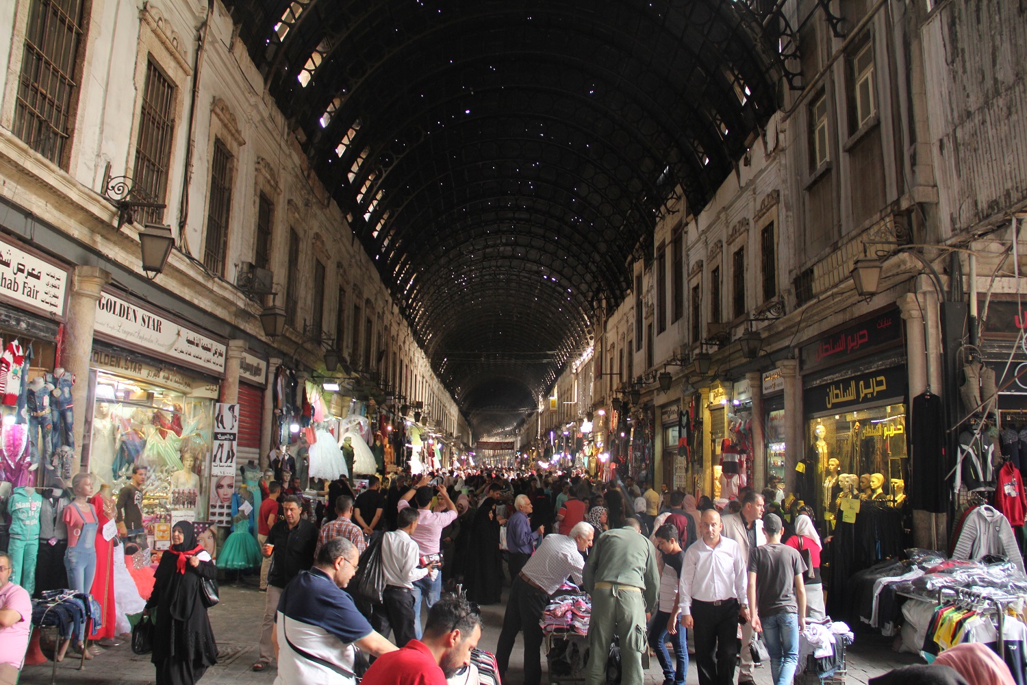 سوق الحميدية وسط دمشق في 19 أكتوبر 2018. (المملكة) 