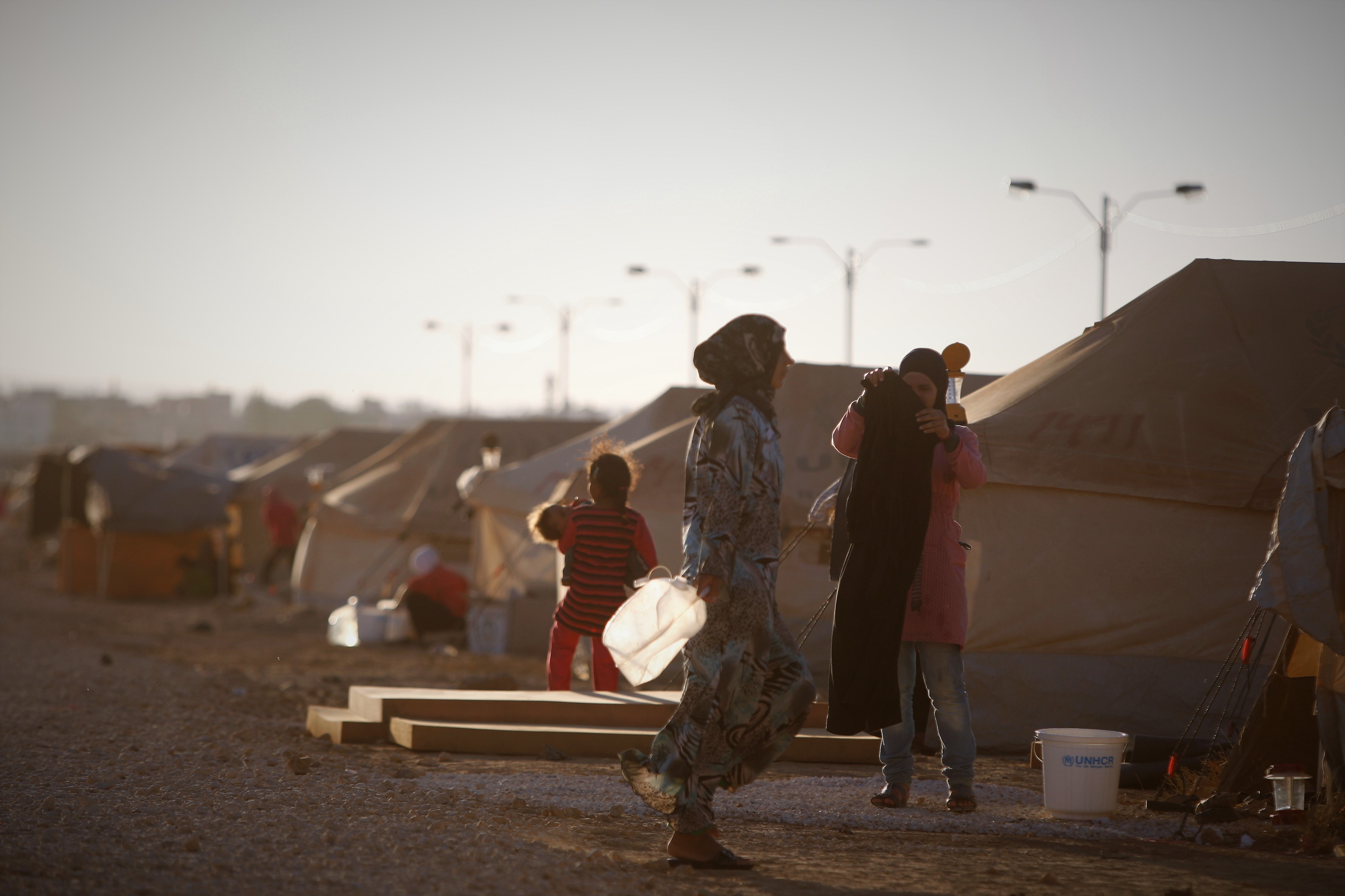 صورة أرشيفية لمخيم الزعتري للاجئين السوريين شمال الأردن. صلاح ملكاوي/ المملكة