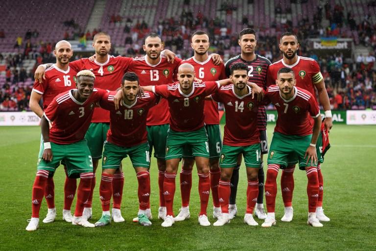 منتخب المغرب لكرة القدم. 31 مايو 2018. أ ف ب