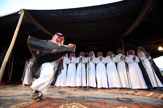 صورة لرقصة السامر. صلاح ملكاوي/ المملكة  