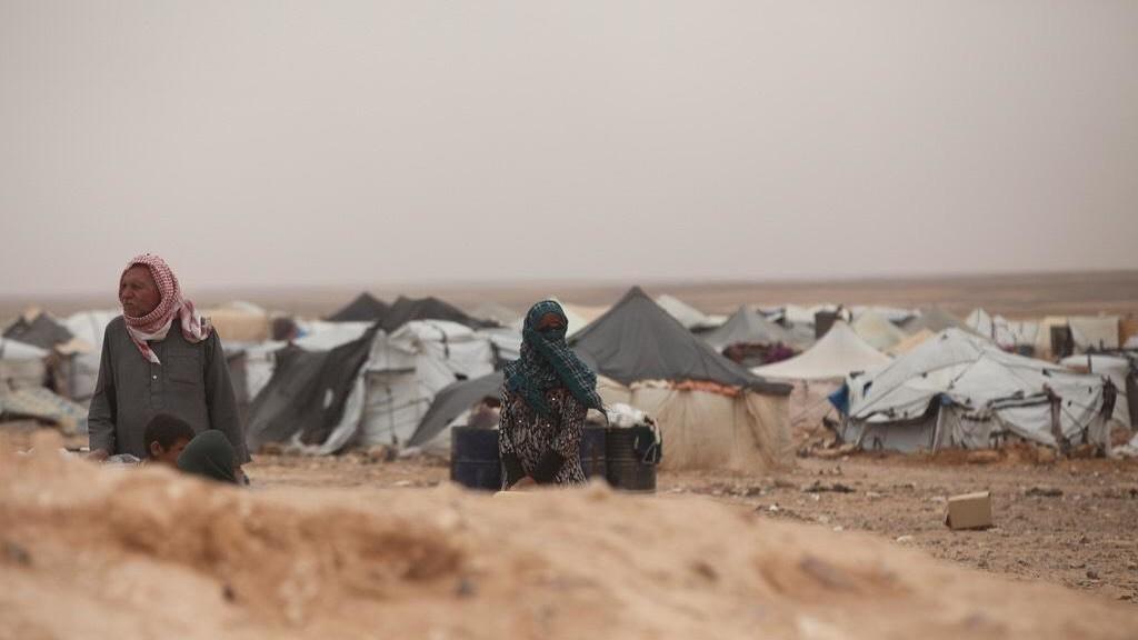 مخيم الركبان للنازحين السوريين بالقرب من الحدود الأردنية. صلاح ملكاوي/ المملكة 