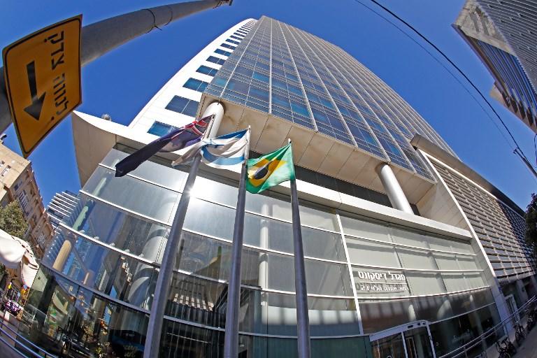 صورة أرشيفية للسفارة البرازيلية في تل أبيب. أ ف ب