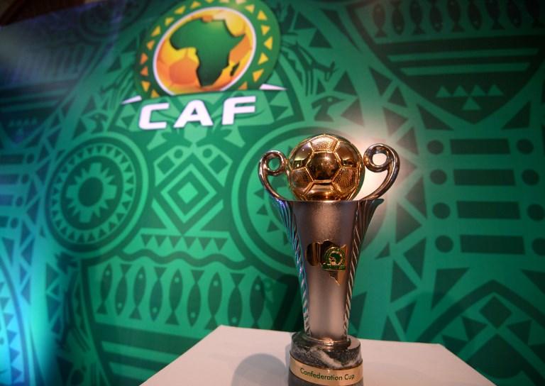 كأس الأمم الإفريقية التي يحظى بها الفائز في البطولة، 28 ديسمبر 2018. محمد الشاهد/ أ ف ب