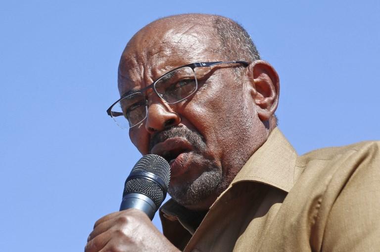 صورة أرشيفية لخطاب الرئيس السوداني عمر البشير في العاصمة الخرطوم 9 يناير 2019. أ ف ب 