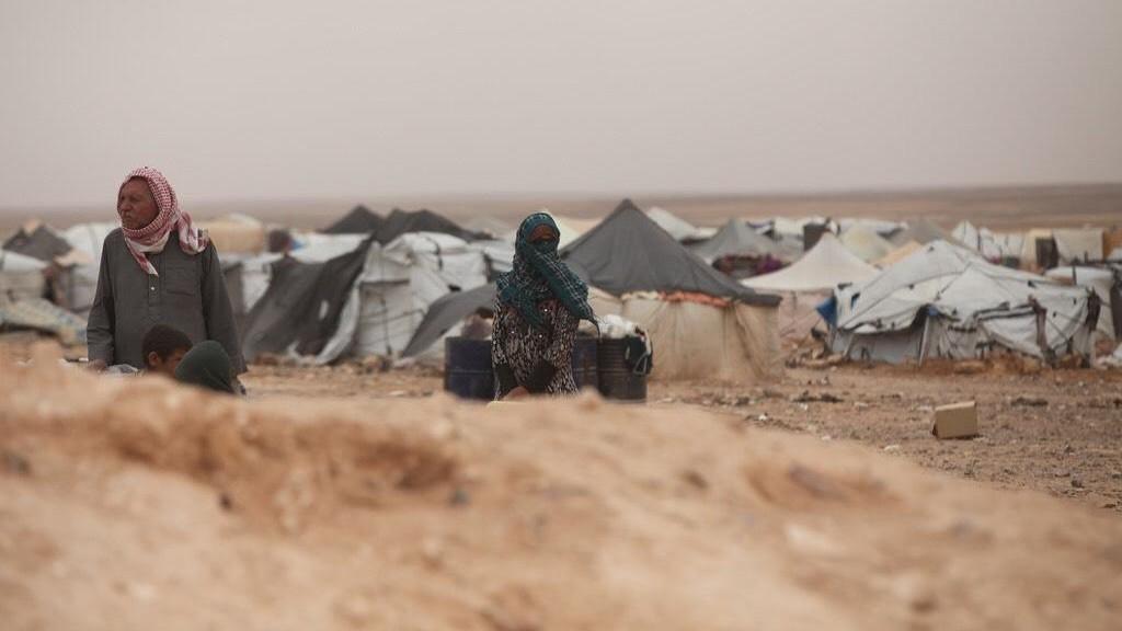 نازحون سوريون في مخيم الركبان. صلاح ملكاوي/ المملكة