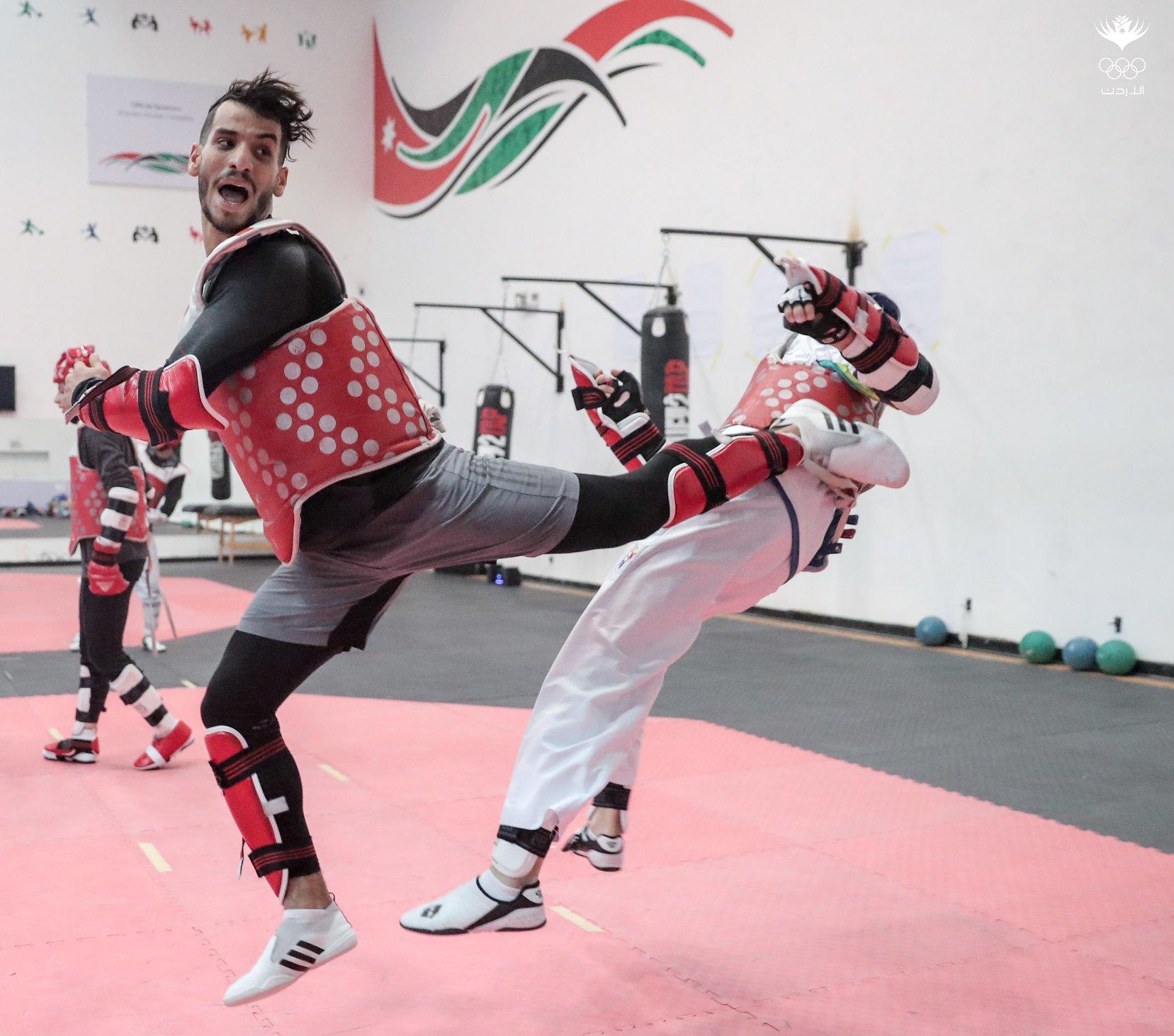 أحمد أبو غوش خلال مشاركته في بطولة كأس الرئيس التي استضافتها مدينة أنطاليا التركية. (اللجنة الأولمبية الأردنية)
