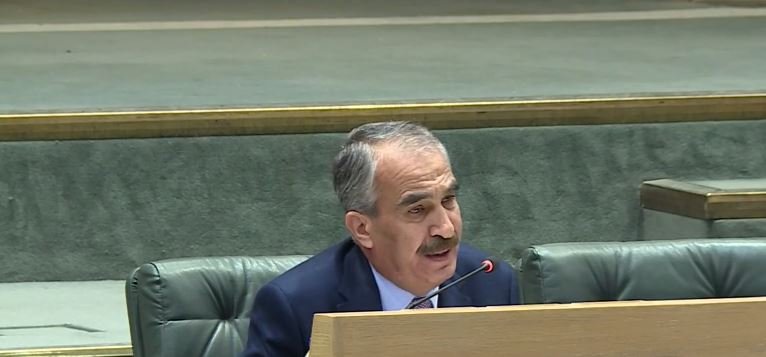 وزير الداخلية سمير مبيضين في مجلس النواب. 17 فبراير 2019. (المملكة)