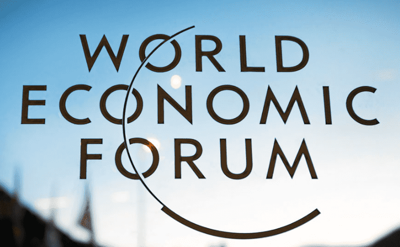 صورة لشعار المنتدى الاقتصادي العالمي