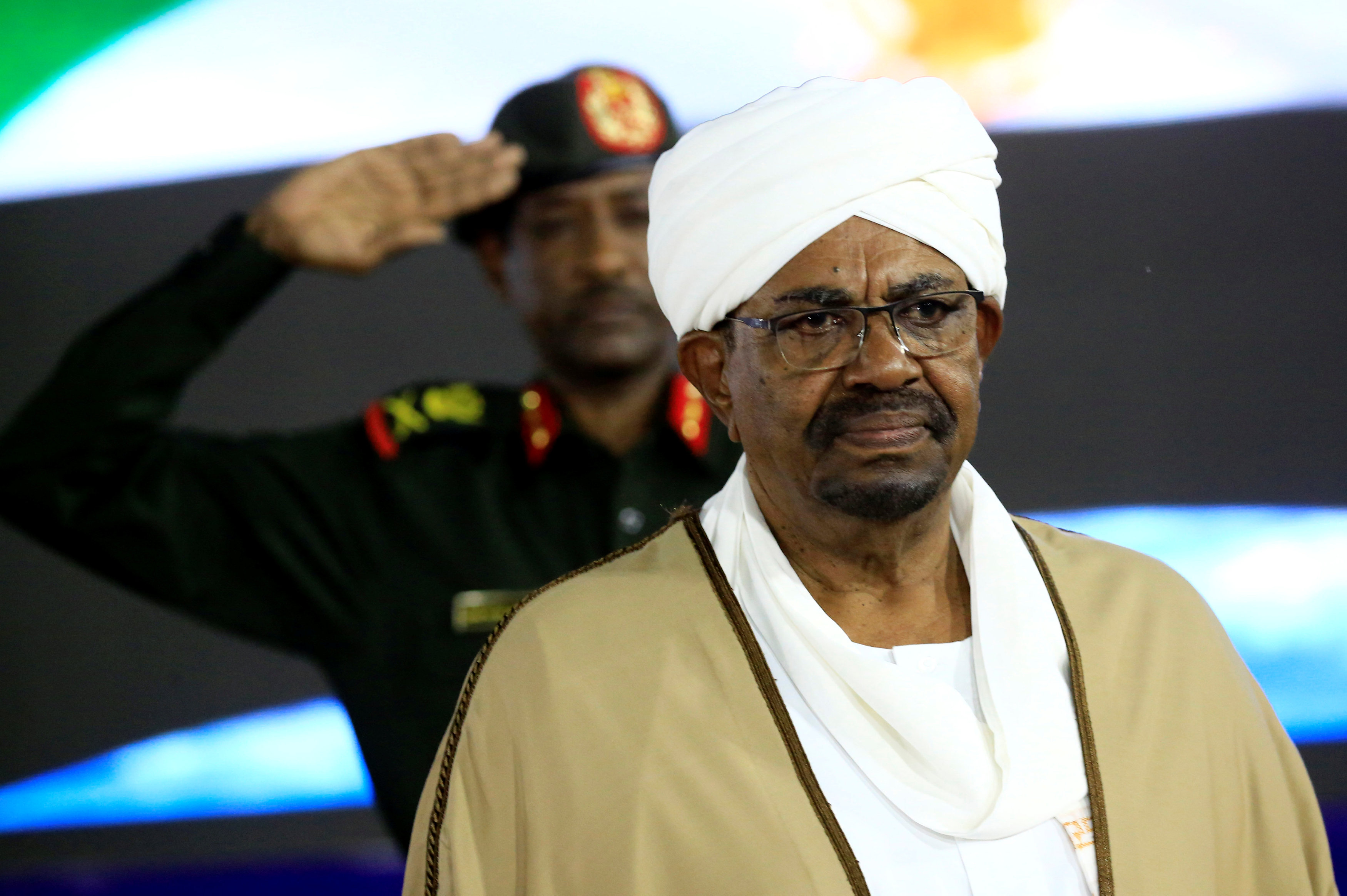 الرئيس السوداني عمر البشير، 22 فبراير 2019. محمد نور الدين عبدالله/ رويترز