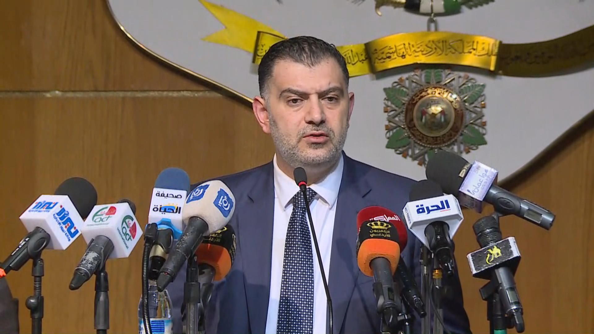 رئيس ديوان الخدمة المدنية نضال البطاينة خلال إطلاق الكشف التنافسي الأساسي لعام 2019، 27 فبراير 2019. (المملكة) 