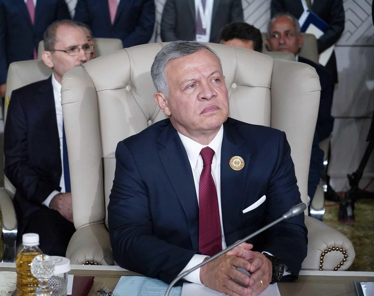 الملك عبد الله الثاني خلال القمة العربية 2019 في تونس. يوسف علان/ الديوان الملكي الهاشمي