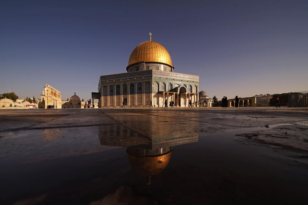 باحة المسجد الأقصى في القدس المحتلة. (shutterstock)