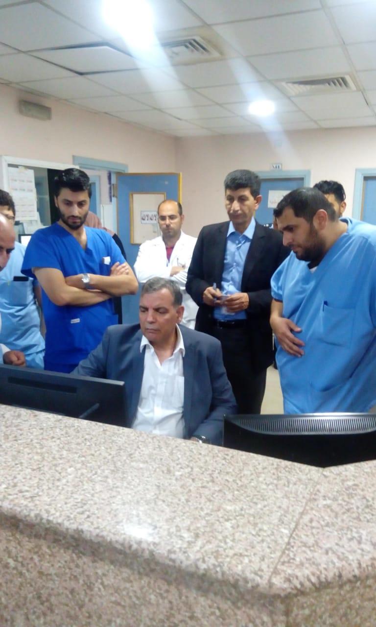 وزير الصحة سعد جابر دعا لتعزيز مستشفى جميل التوتنجي في سحاب بأطباء خلال زيارة ميدانية الثلاثاء للمستشفى. وزرة الصحة