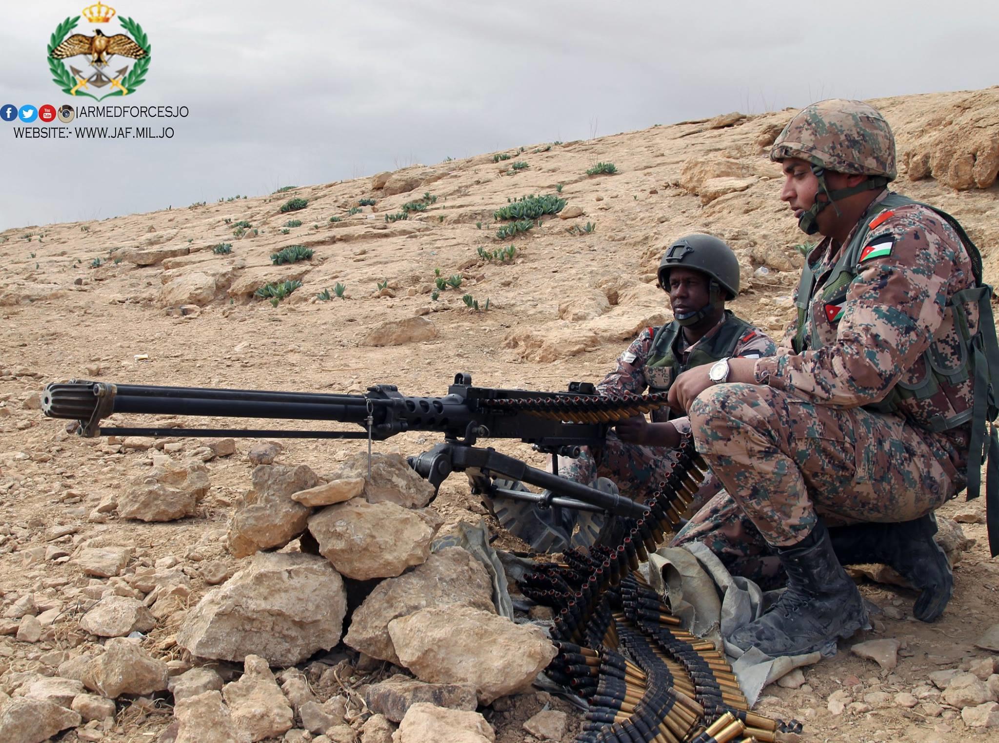 جنديان في القوات المسلحة الأردنية. (القوات المسلحة الأردنية / الجيش العربي)
