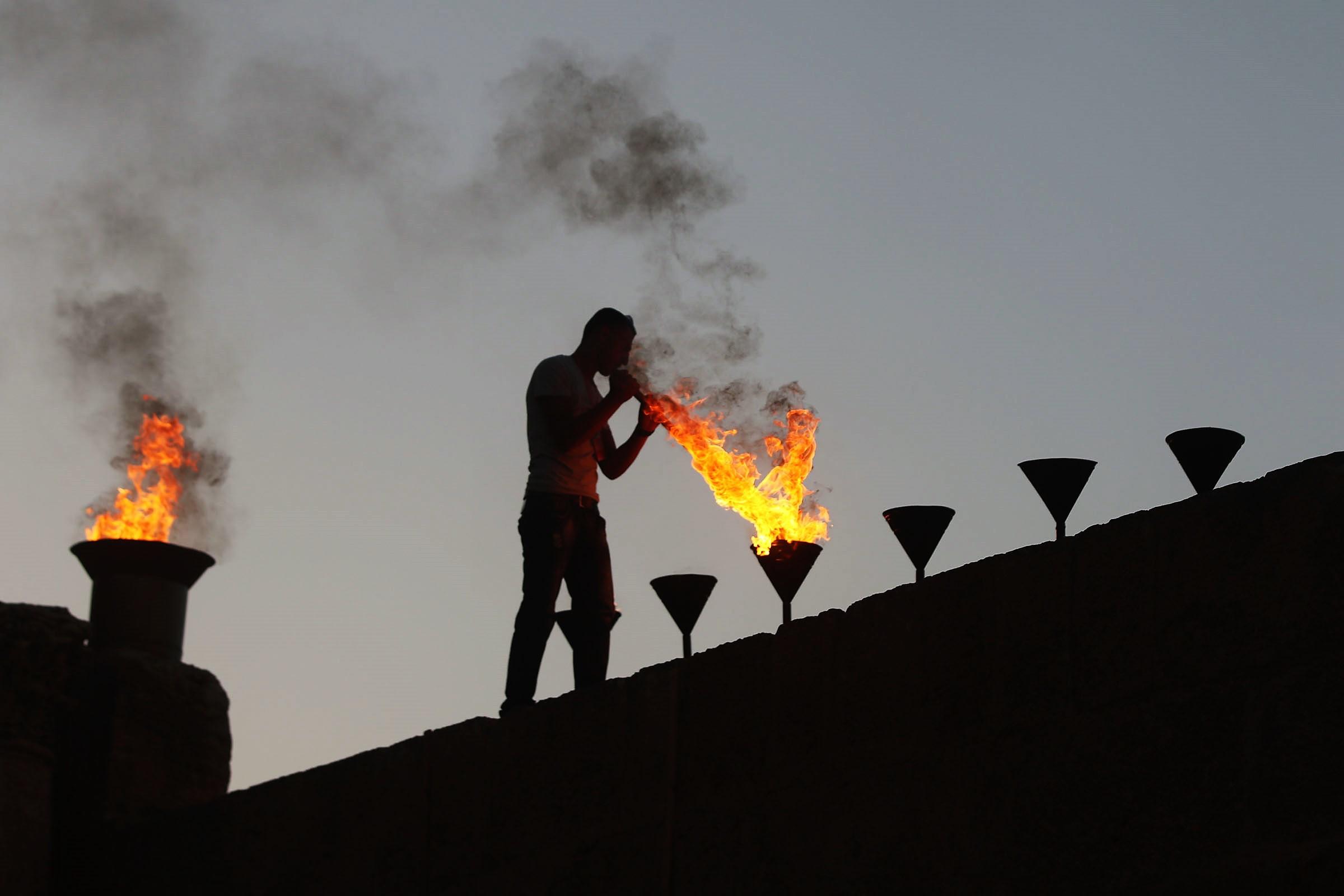 جانب من إيقاد شعلة مهرجان جرش (33). صلاح ملكاوي/ المملكة