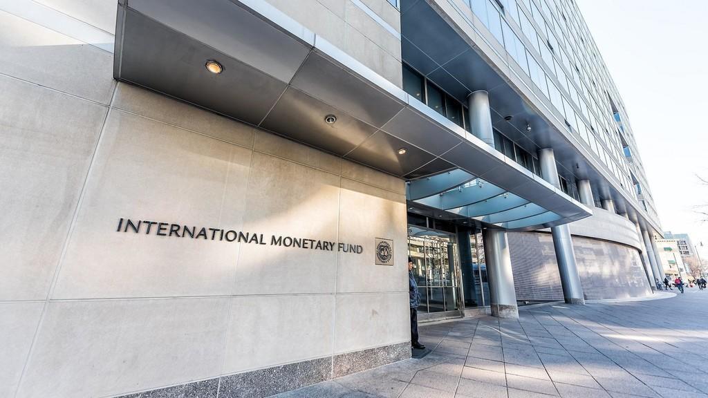 جانب من مبنى صندوق النقد الدولي في الولايات المتحدة الأميركية. (Shutterstock)