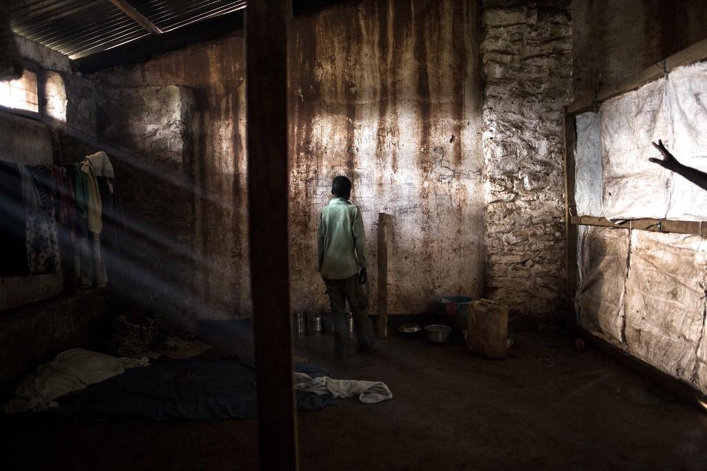 لاجئ من جنوب السودان في مخيم في الكونغو الديمقراطية، 12 أيار/مايو 2019. جون ويسلز/ أ ف ب