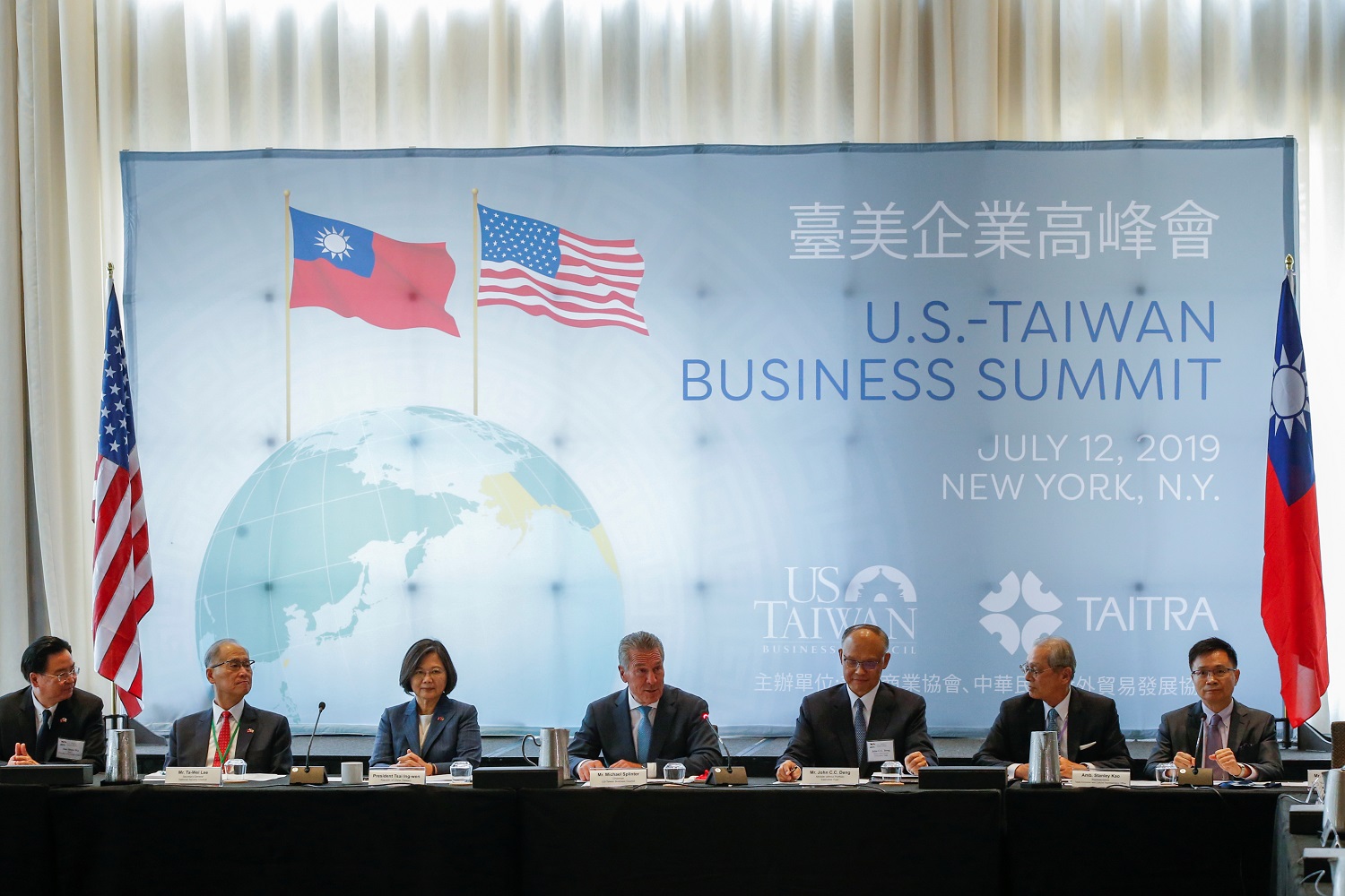 قمة أعمال تايوان في نيويورك. الولايات المتحدة الأميركية، 12 يوليو 2019. (رويترز) / إدواردو مونوز