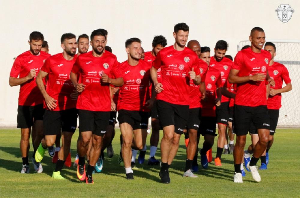 تدريبات منتخب الأردن لكرة القدم استعدادا لبطولة غرب آسيا. الاتحاد الأردني لكرة القدم