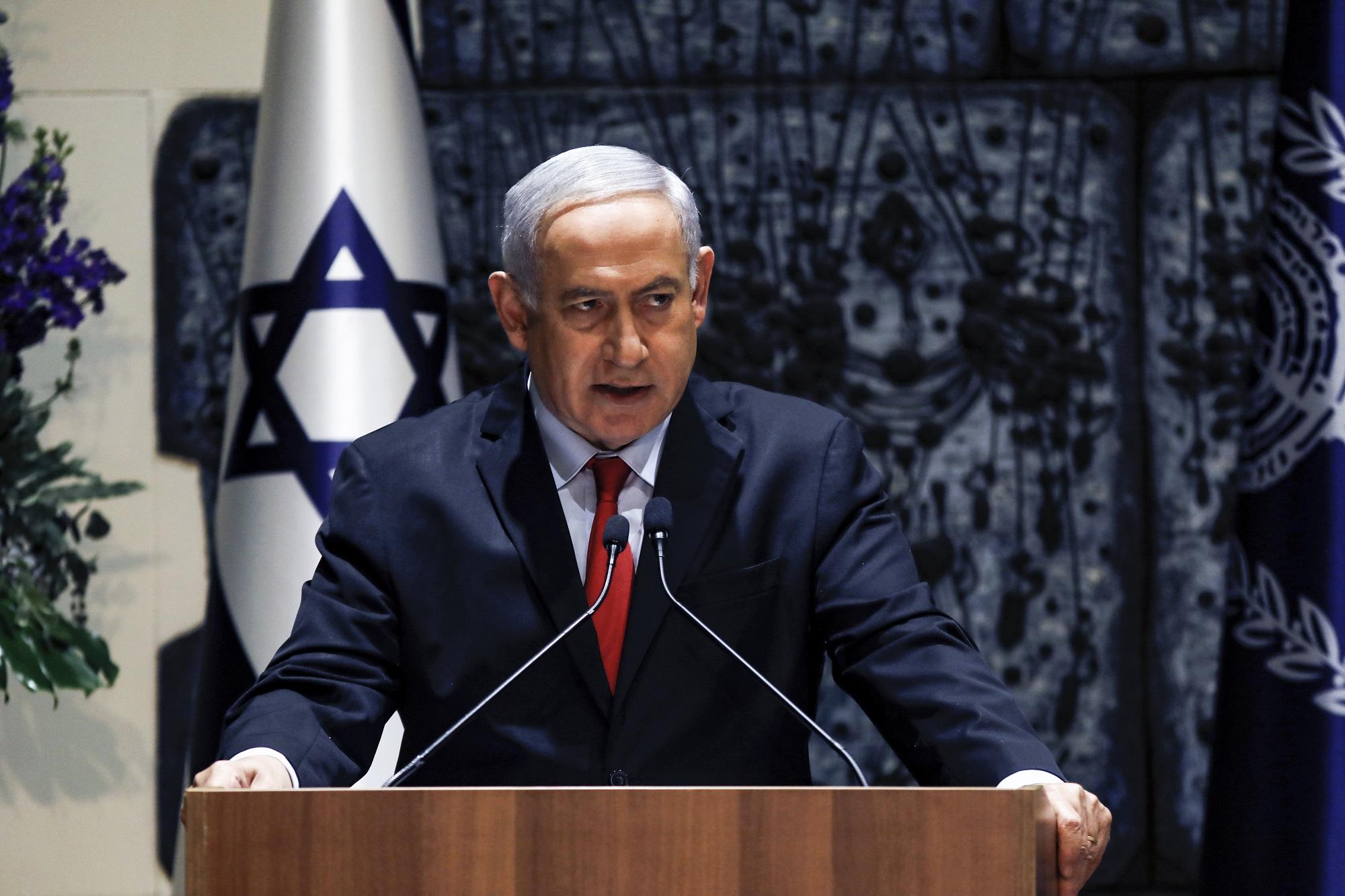 صورة أرشيفية لرئيس الوزراء الإسرائيلي بنيامين نتانياهو. أ ف ب 