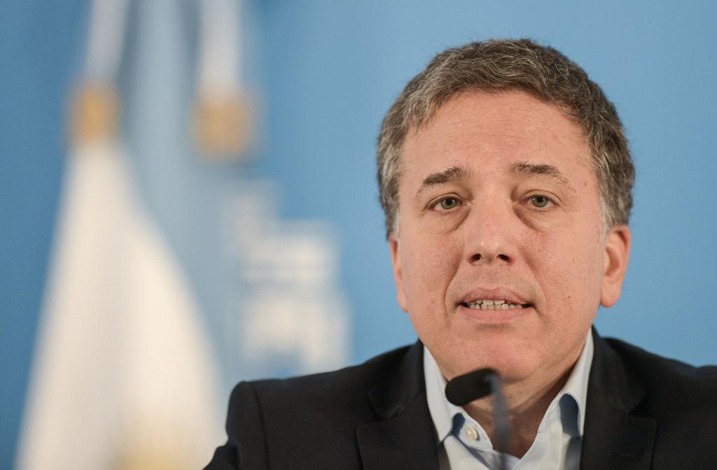 وزير المالية الأرجنتيني المستقيل نيكولاس دوخوفن، 17 نيسان/أبريل 2019. (أ ف ب)