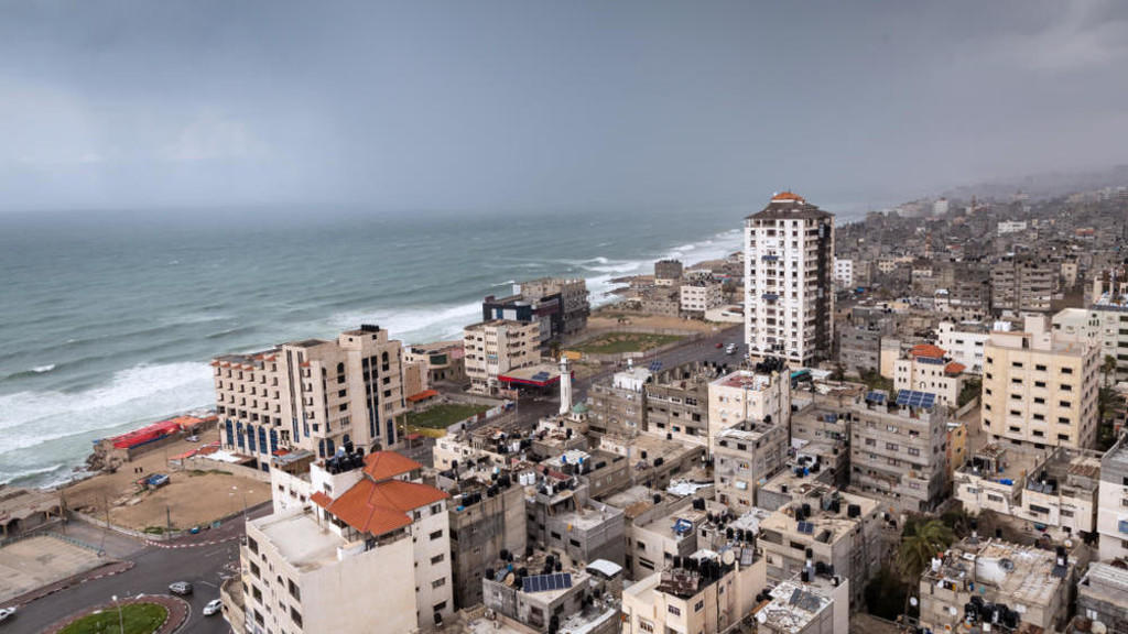 منظر عام لقطاع غزة. (shutterstock)
