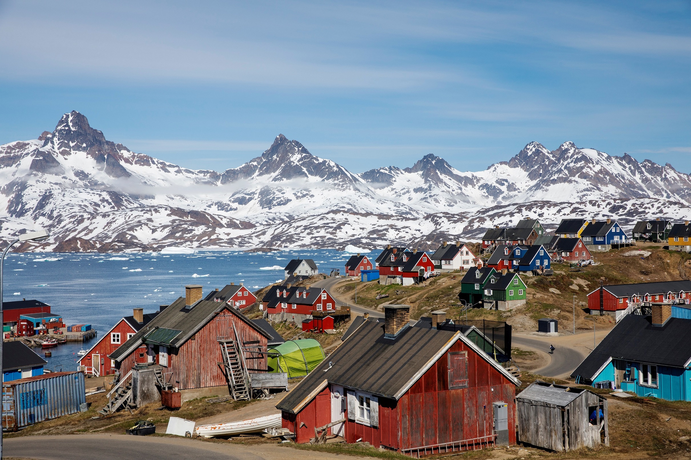 إحدى مناطق جزيرة غرينلاند، 15 حزيران/يونيو. (لوكاس جاكسون/ رويترز)