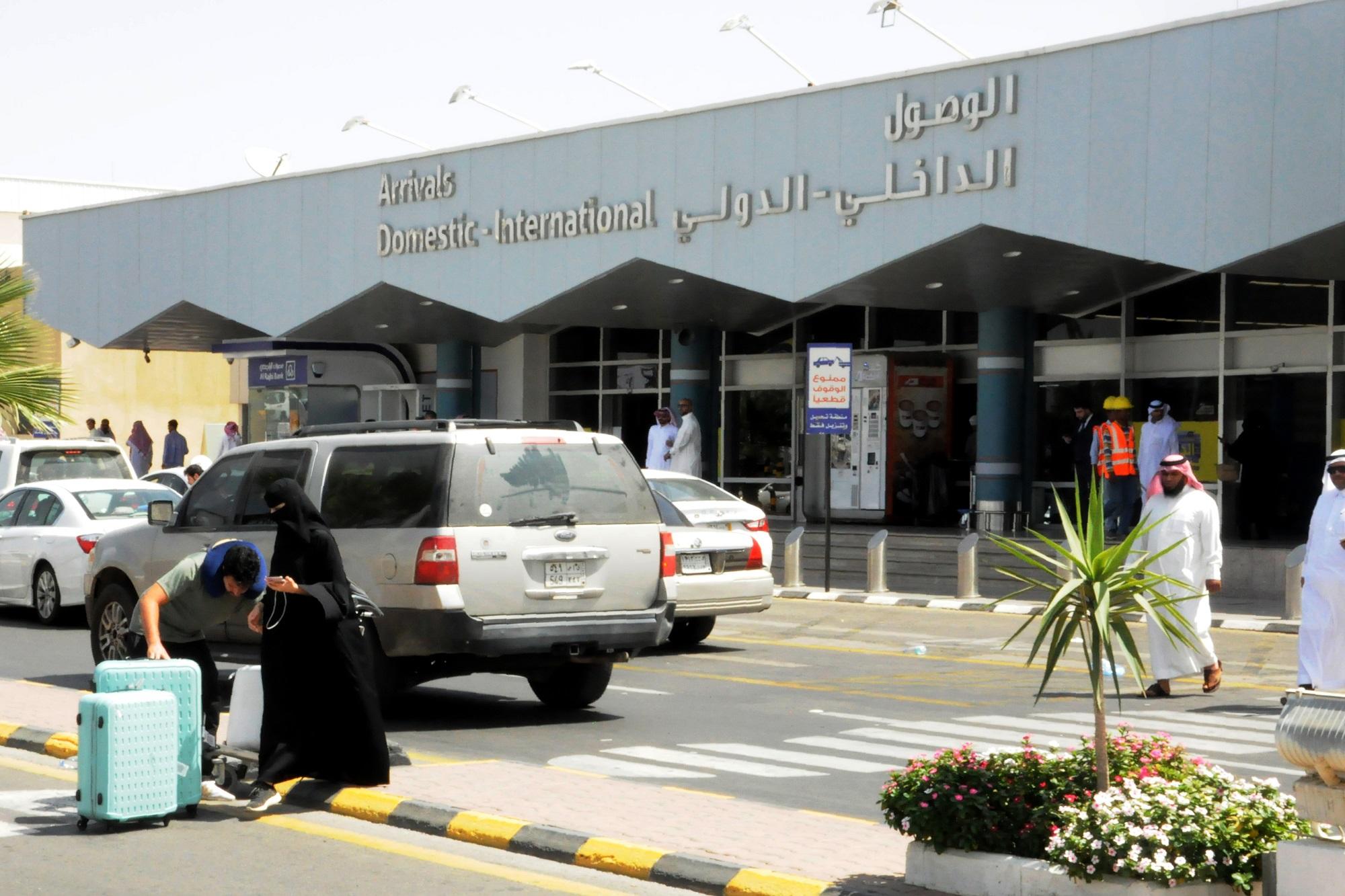 صورة أرشيفية لمطار أبها السعودي. أ ف ب 