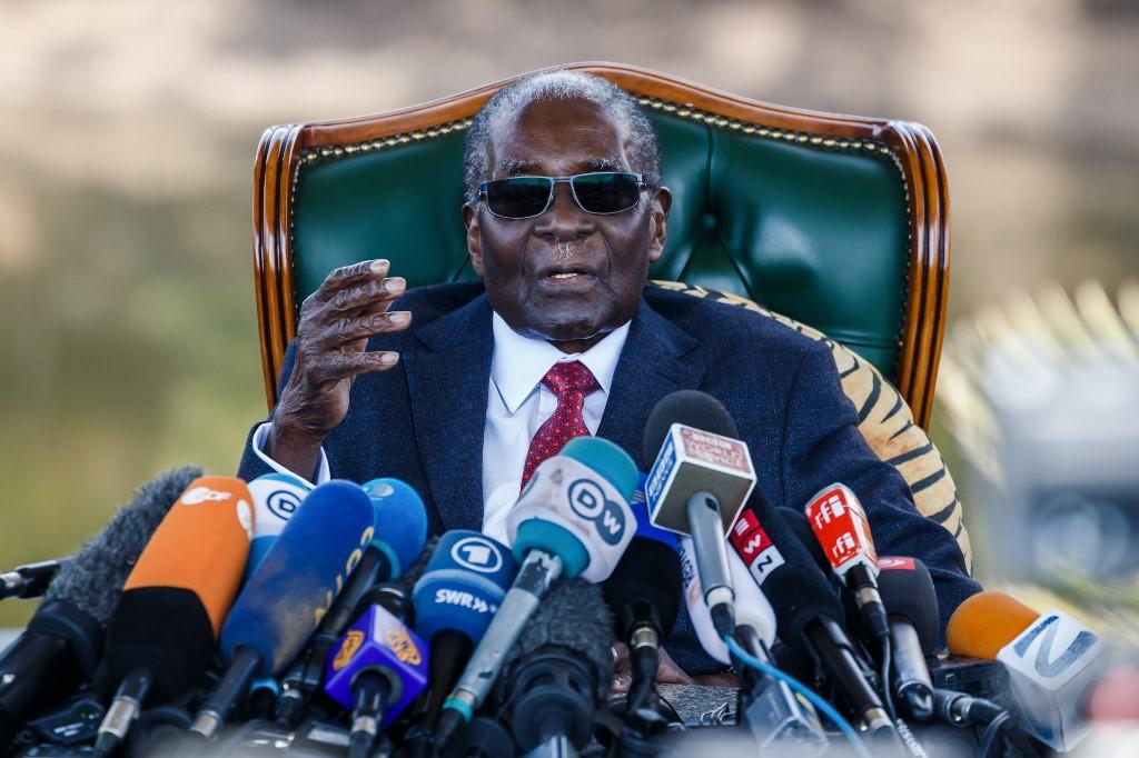  رئيس زيمبابوي السابق روبرت موغابي. 29 يوليو 2018 .جيكيساي نجيكيزانا / أ ف ب