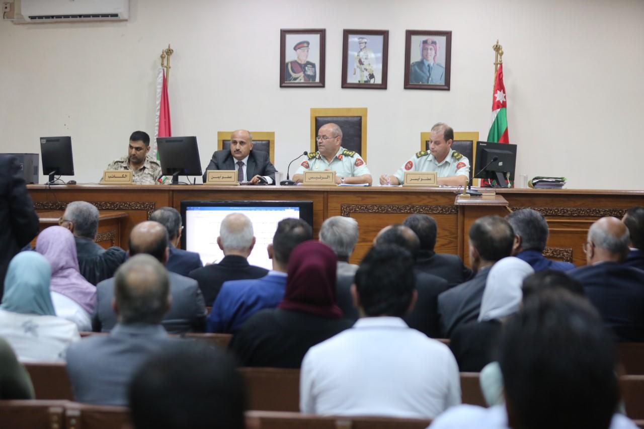 إحدى جلسات محكمة أمن الدولة في قضية التبغ. (عمرو دجاني/ المملكة)