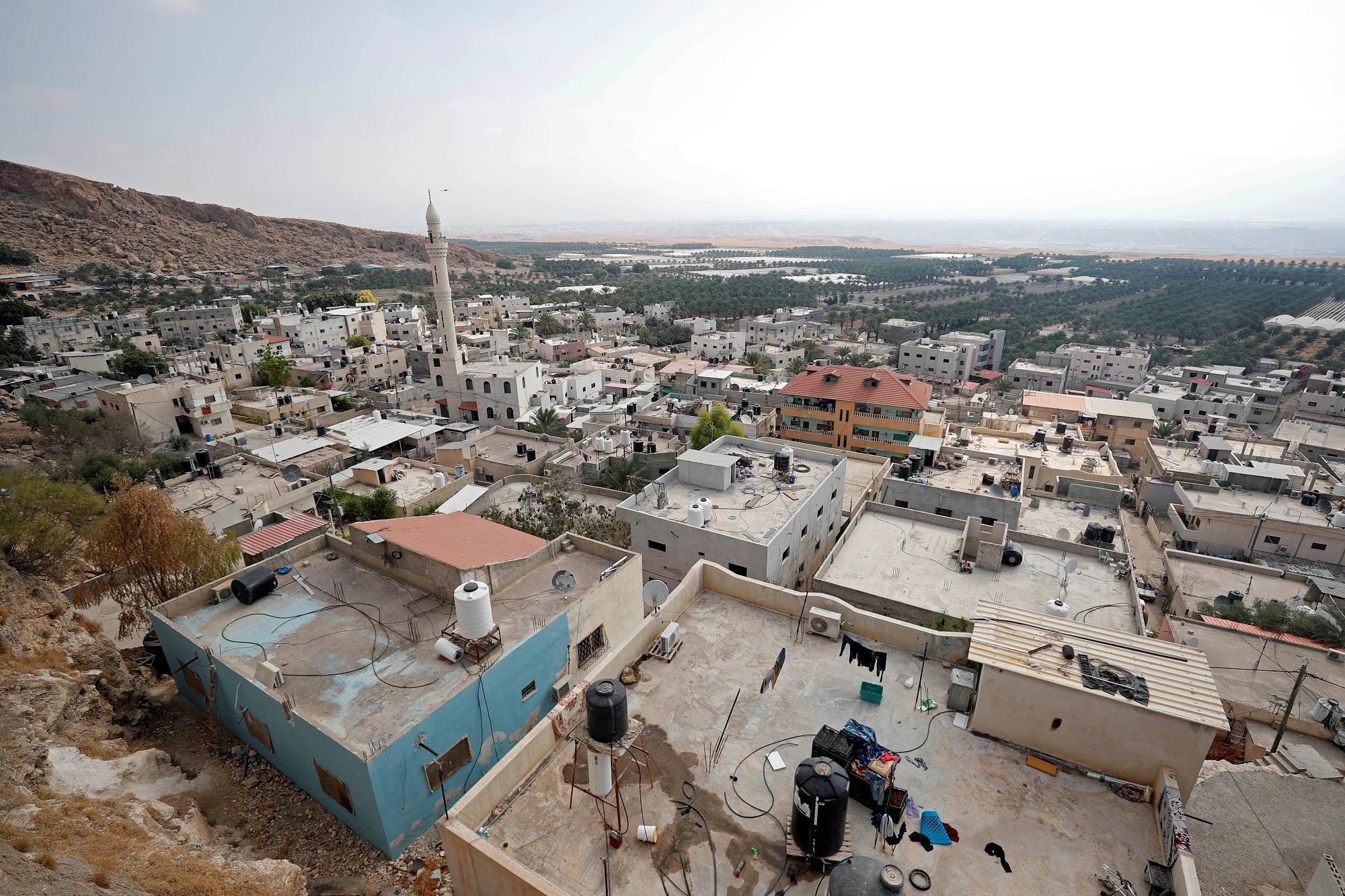 بيوت فلسطينيين في غور الأردن، الجزء الشرقي من الضفة الغربية المحتلة، 26 حزيران/يونيو 2019. (عمار عوض/رويترز)