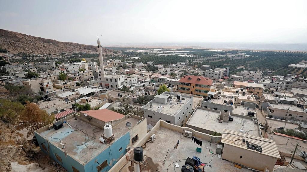 بيوت فلسطينيين في غور الأردن، الجزء الشرقي من الضفة الغربية المحتلة، 26 حزيران/يونيو 2019. (رويترز)