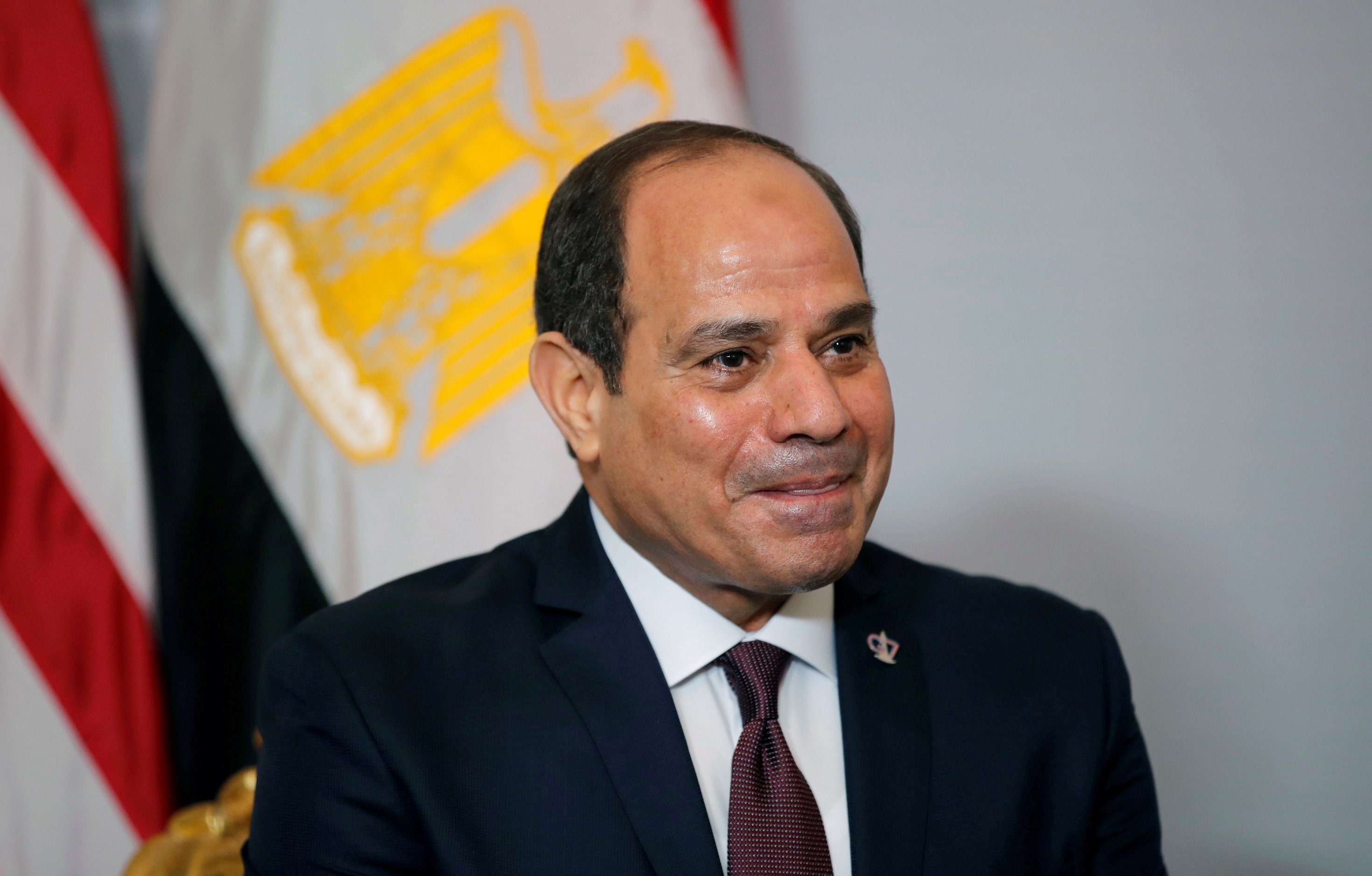 الرئيس المصري عبد الفتاح السيسي، 26 آب/أغسطس 2019. (رويترز)