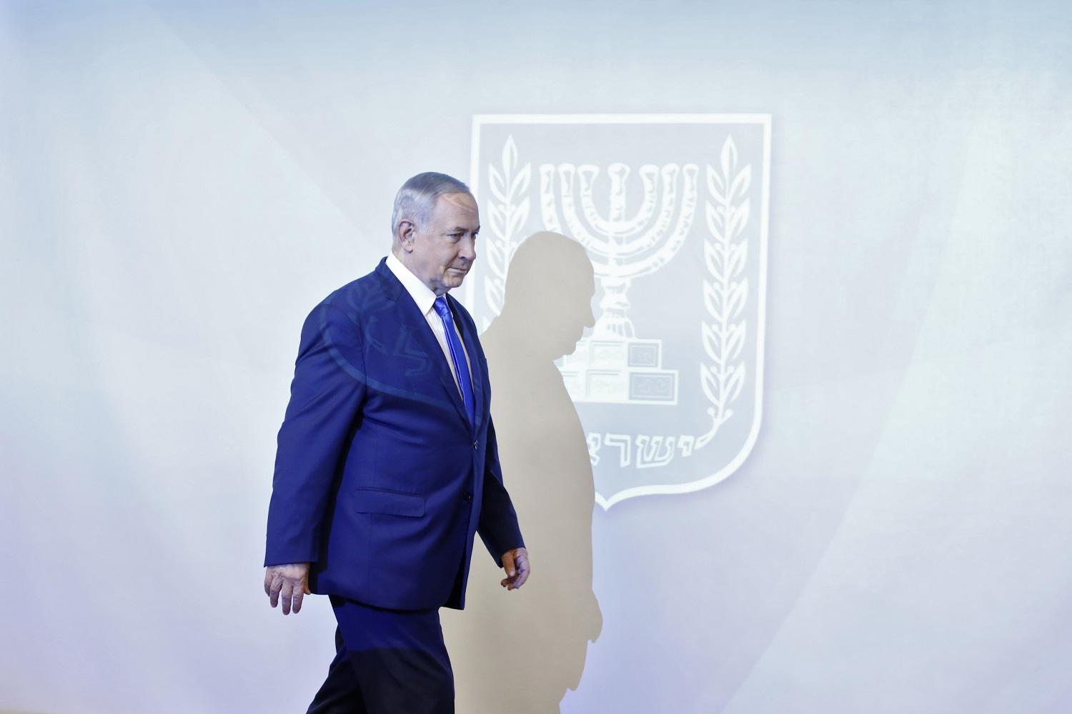 صورة أرشيفية لرئيس الوزراء الإسرائيلي بنيامين نتنياهو. (أ ف ب)