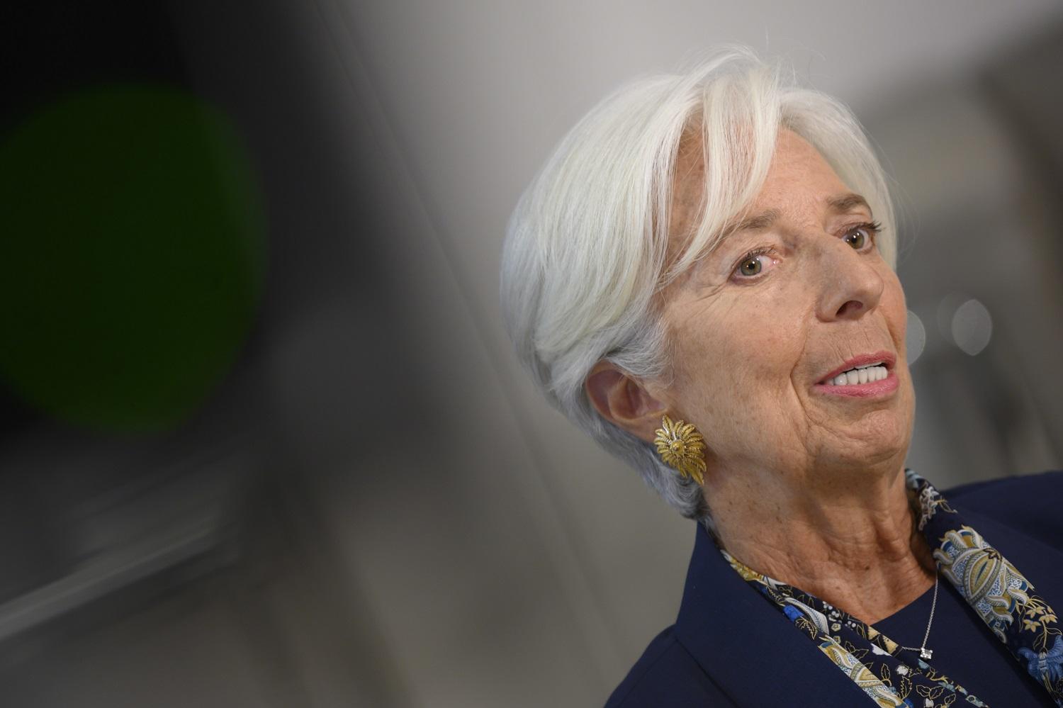 مديرة صندوق النقد الدولي المنتهية ولايتها، كريستين لاغارد. أ ف ب 
