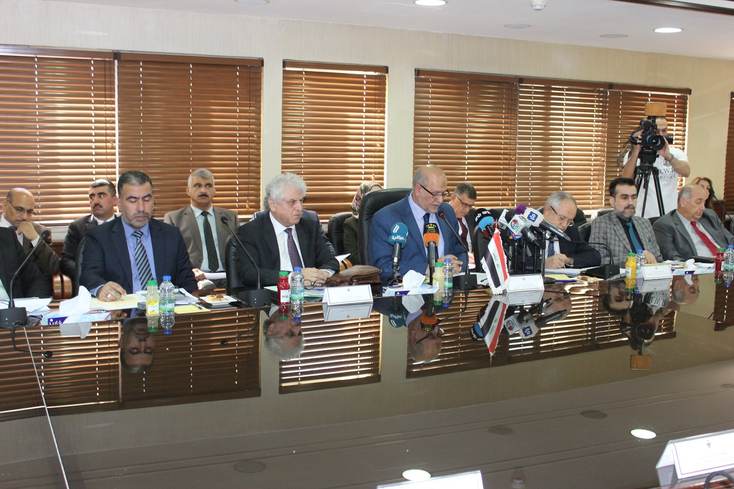 الجانب العراقي خلال اجتماعات اللجنة الوزارية العراقية الأردنية المشتركة 