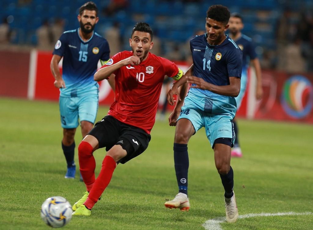 لاعب الجزيرة أحمد سمير في مباراة الذهاب أمام العهد اللبناني، 24 أيلول/سبتمبر 2019. (خليل مزرعاوي/ أ ف ب)