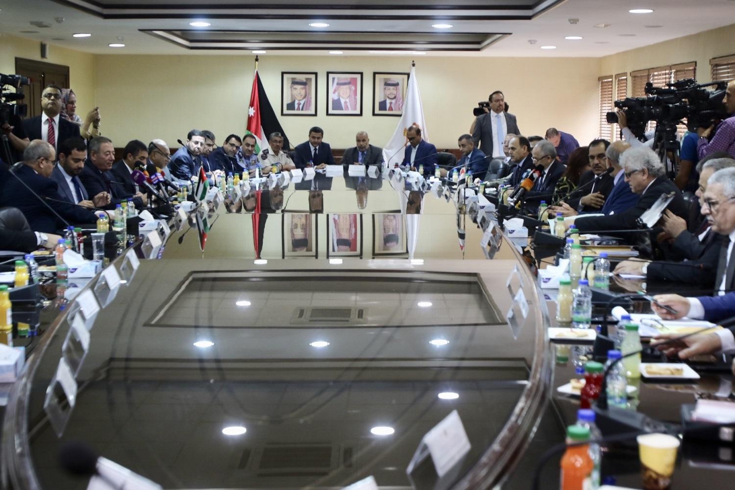 جانب من اجتماعات اللجنة الوزارية العراقية الأردنية المشتركة، 10 تشرين الأول/أكتوبر 2019. (صلاح ملكاوي/المملكة)