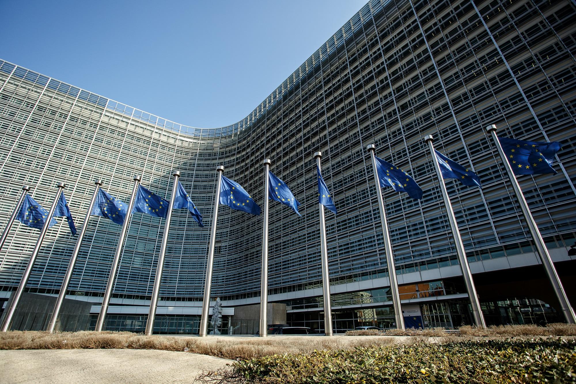 مبنى المفوضية الأوروبية في العاصمة البلجيكية بروكسل. (shutterstock)