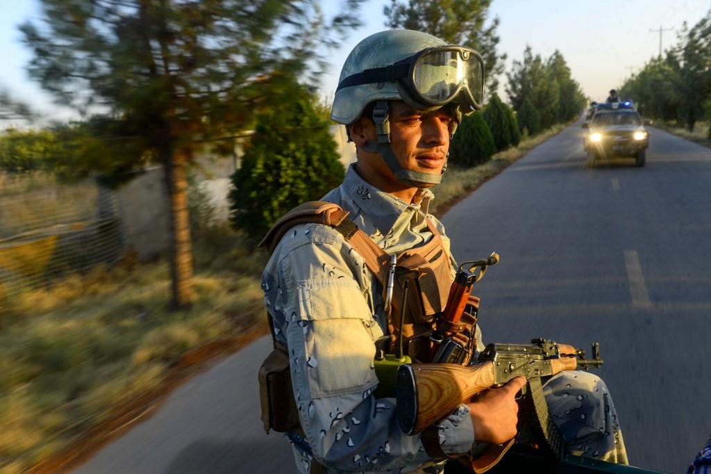 قوات الأمن الوطنية الأفغانية خلال دوريات أثناء عملية عسكرية. 13 أكتوبر 2019. هوشانغ الهاشمي / أ ف ب