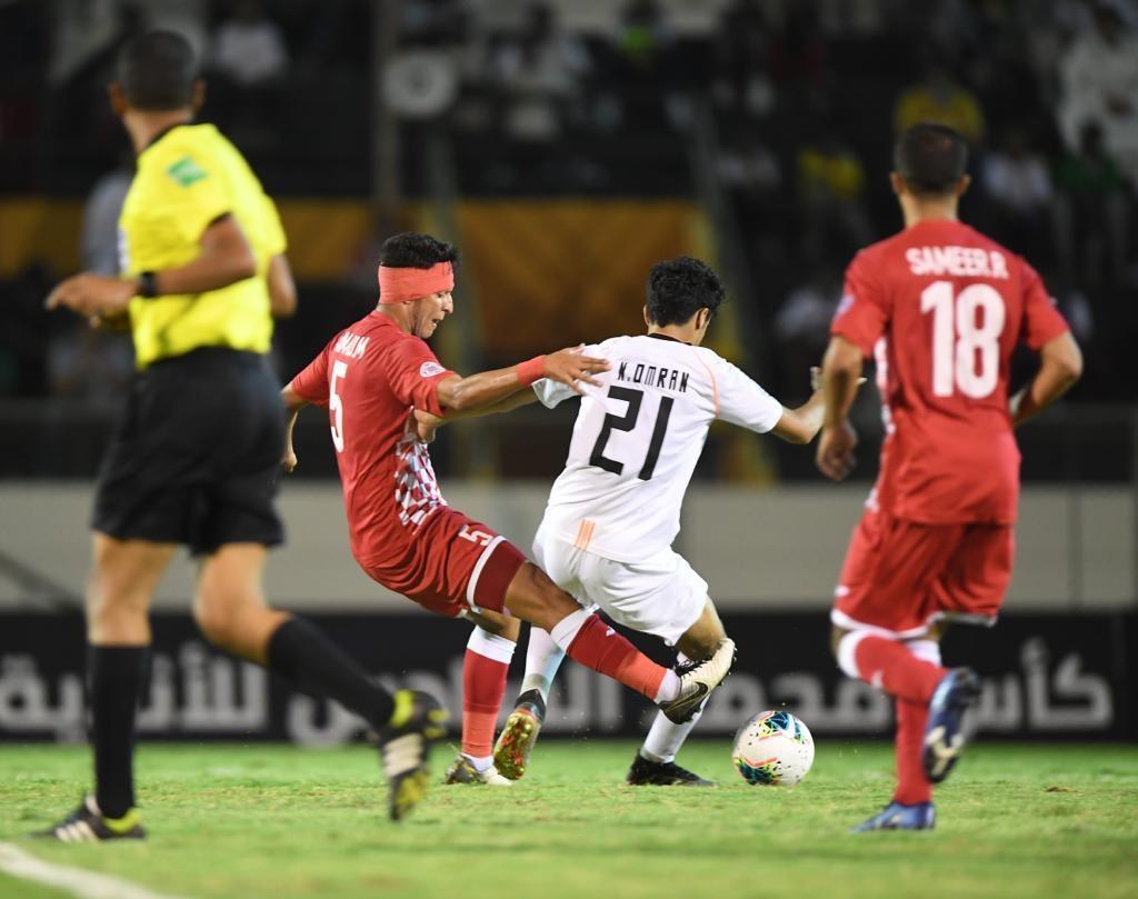  لقاء نادي شباب الأردن أمام فريق الشباب السعودي. (الاتحاد العربي لكرة القدم)