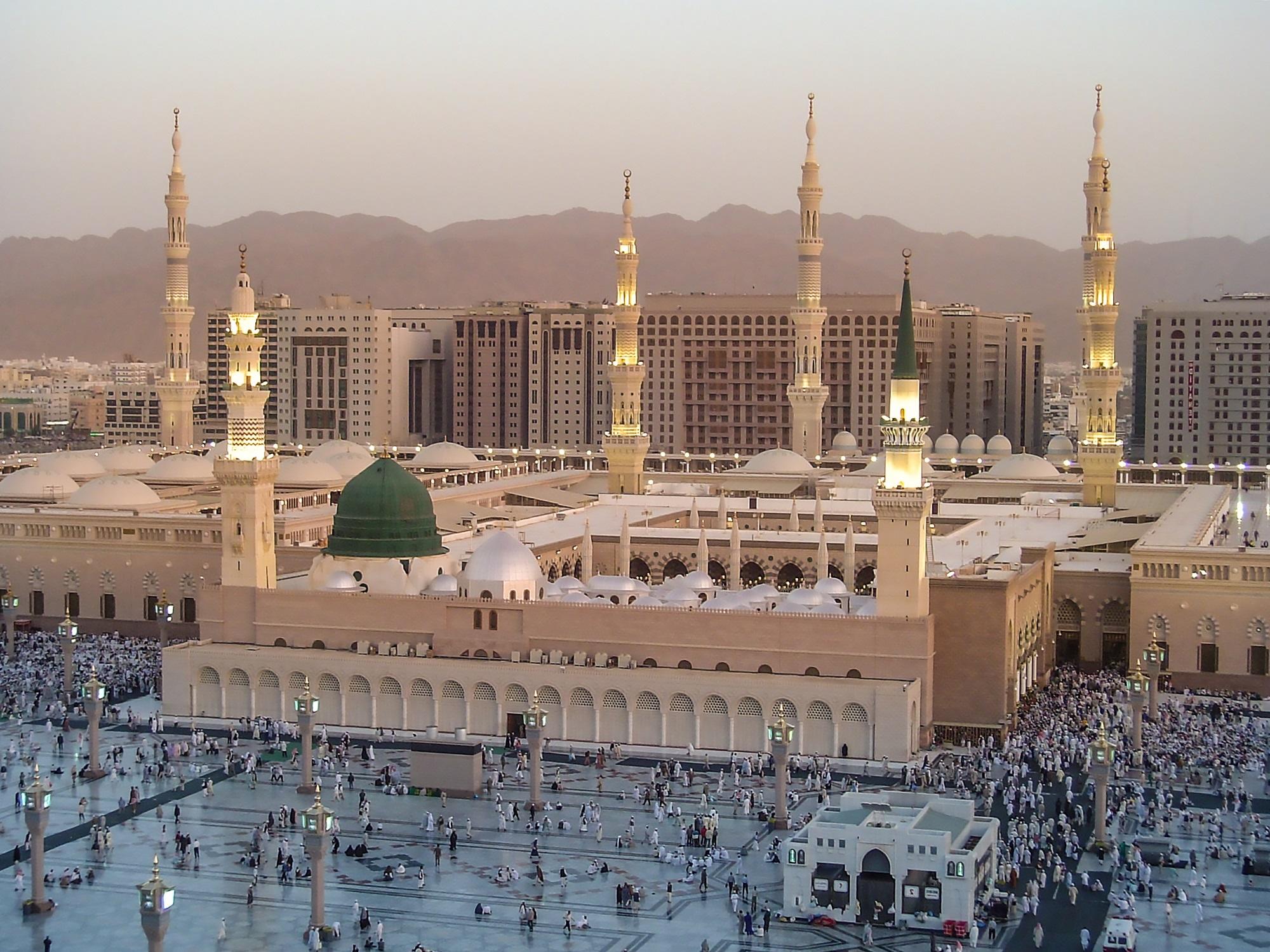 المسجد النبوي في المدينة المنورة في المملكة العربية السعودية. (Shutterstock)
